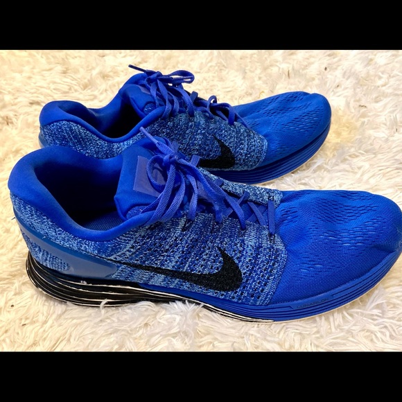 NIKE LUNARGLIDE 7 Mens size 15 747355-402 Blue - Picture 4 of 7